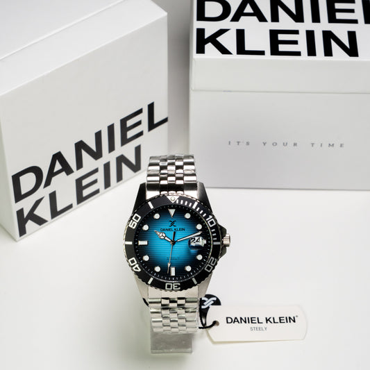 Daniel Klein Orijinal Erkek Kol Saati – Mavi Kadran Çelik Kordon