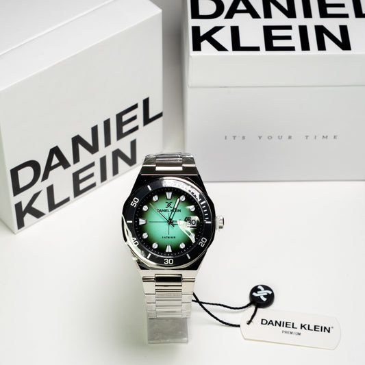 Daniel Klein Orijinal Erkek Kol Saati – Yeşil Kadran Çelik Kordon