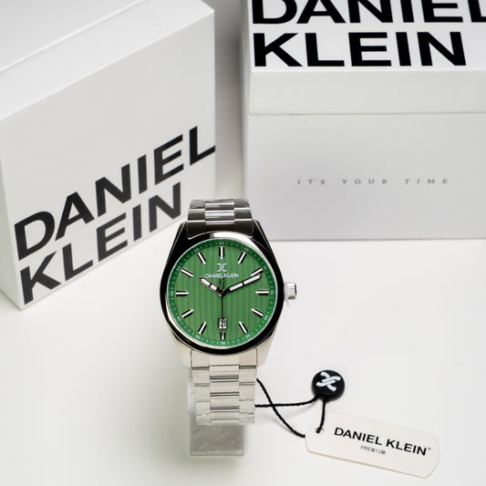 Daniel Klein Orijinal Erkek Kol Saati – Yeşil Kadran Çelik Kordon