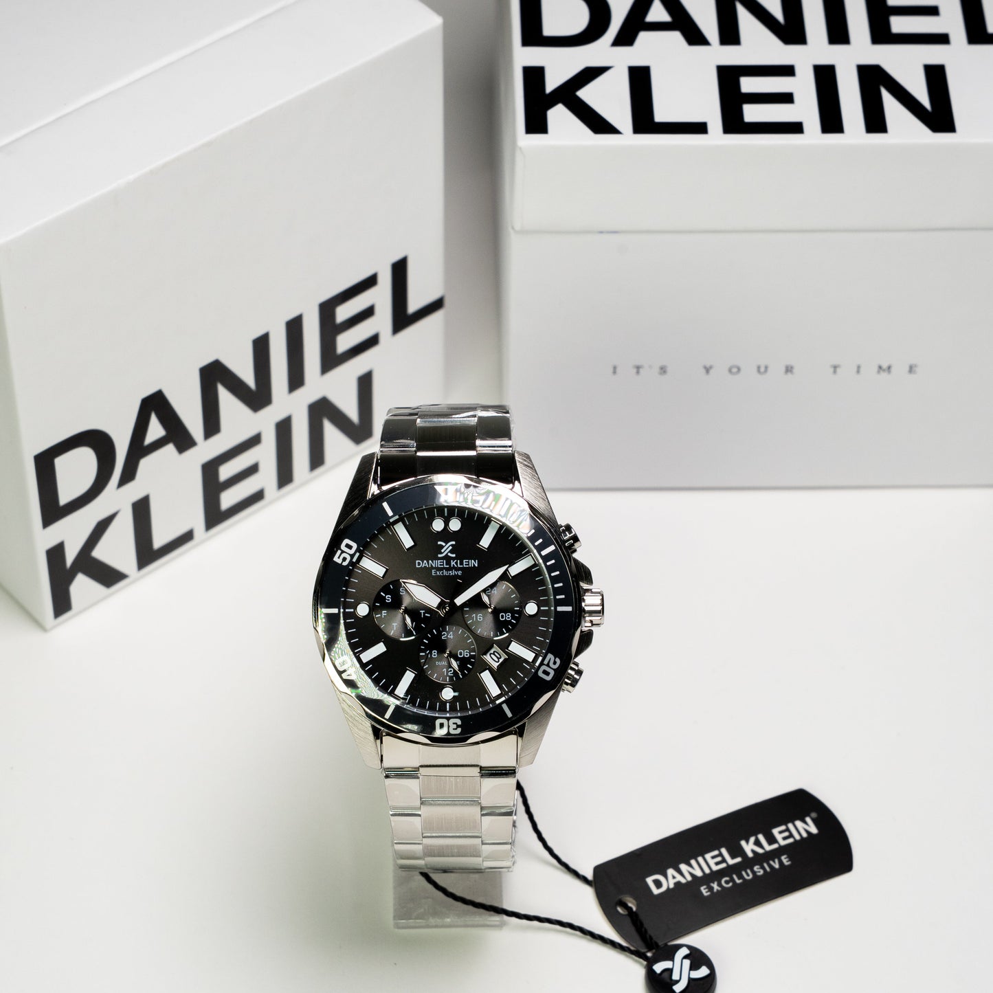 Daniel Klein Orijinal Erkek Kol Saati – Siyah Kadran | Chronograph Tasarım