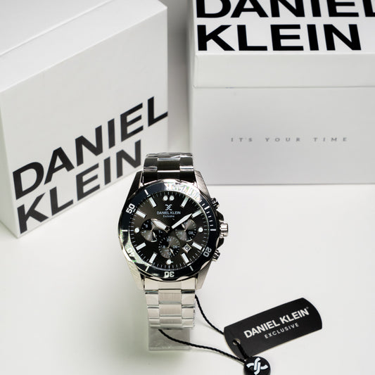 Daniel Klein Orijinal Erkek Kol Saati – Siyah Kadran | Chronograph Tasarım